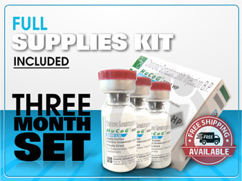 purchase 3 month hcg diet injections with kit supplies