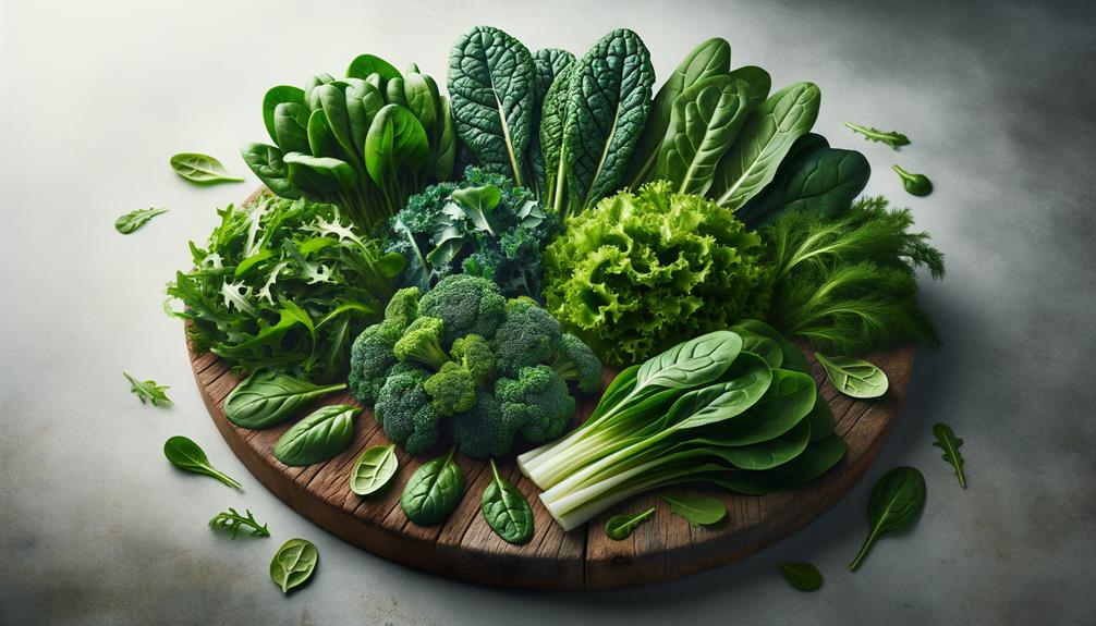 healthy greens for hcg