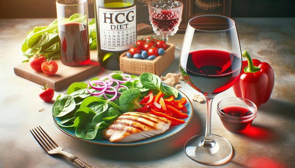 wine and hcg diet